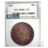 1882 Morgan MS66+ PL LISTS $15000