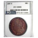 1897-S Morgan MS65 LISTS $600
