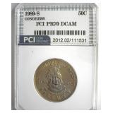 1989-S 50c Congress PR70 DCAM LISTS $115
