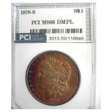 1878-S Morgan MS66 DMPL LISTS $27500