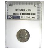 1971 Nickel MS67+ FS LISTS $5500