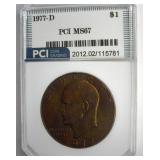1977-D Ike MS67 LISTS $4850