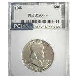 1955 Franklin MS66+ LISTS $300