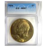1974 Ike ICG MS67 LIST $18500