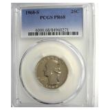1968-S Quarter PCGS PR68