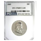 1962 Franklin PR69 Cameo LISTS $750