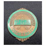 1940 Token PGA Press Pass Oscar Fraley