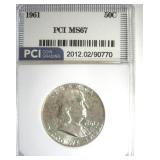 1961 Franklin MS67 LISTS $1000 IN 66+
