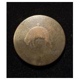 1790s Token Worn