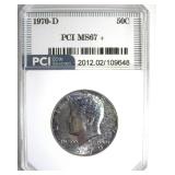 1970-D Kennedy MS67+ LISTS $20000
