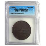 ND (1675) Token ICG MS63 BN Great Britain