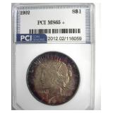 1922 Peace PCI MS65+ Exquisite Color