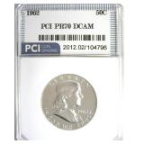 1962 Franklin PR70 DCAM LISTS $3850 IN 69DC