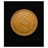 Civil War Token UNC Nice