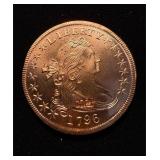 1796 Dollar In Copper  GEM Gallery Mint