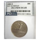 1992-S 50c XXV Olympiad PCI PR70 DCAM