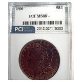 1896 Morgan MS66+ LISTS $600