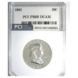 1961 Franklin PR69 DCAM LISTS $27000