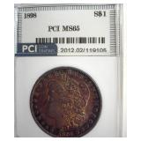 1898 Morgan PCI MS65 Incredible Color