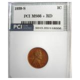 1939-S Cent PCI MS66+RD