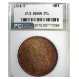 1881-O Morgan MS66 PL LISTS $17500
