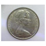 1966 Silver 50 Cents KM 67 Australia