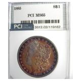 1885 Morgan PCI MS65 Amazing Color