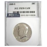 1969-S Kennedy PR70 CAM LISTS $550