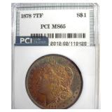 1878 7TF Morgan MS65 LISTS $750
