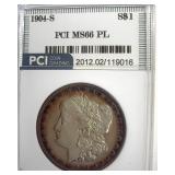 1904-S Morgan MS66 PL LSITS $45000 Rarity