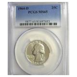 1964-D Quarter PCGS MS65