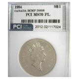 1994 Sterling S$1 PCI MS70 PL Canada
