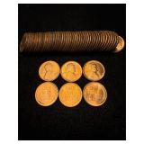 1948-D Cents Choice-Gem BU Roll of 50