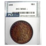 1886 Morgan PCI MS65+ Stunning Color