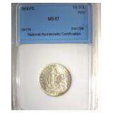 1916-FG 1/5 Sol NNC MS67 Peru