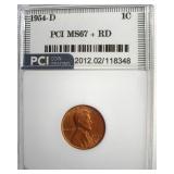 1954-D Cent MS67+ RD LISTS $1200