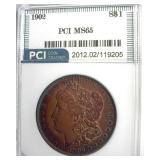 1902 Morgan MS65 LISTS $425