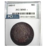 1883-O Morgan PCI MS65+ Nice Toning