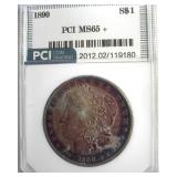 1890 Morgan MS65+ LISTS $2200