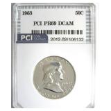 1963 Franklin PR69 DCAM LISTS $5000