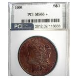 1900 Morgan PCI MS65+ Exquisite Toning