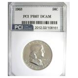 1963 Franklin PR67 DCAM LISTS $375