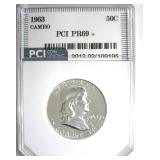 1963 Franklin PR69+ CAM LISTS $850 IN 69 CAM