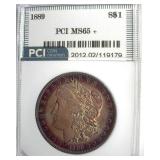 1889 Morgan MS65+ LISTS $475