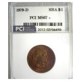 1979-D Susan B Anthony MS67+ LISTS $1750