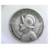 1947 Silver 1/2 Balboa Panama