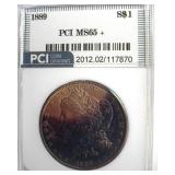 1889 Morgan MS65+ LISTS $475