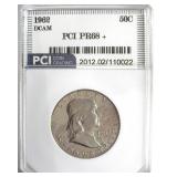 1962 Franklin PR68+ DCAM LISTS $2200