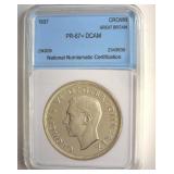 1937 Crown NNC PR67+ DCAM Great Britain