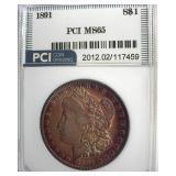 1891 Morgan MS65 LISTS $2400